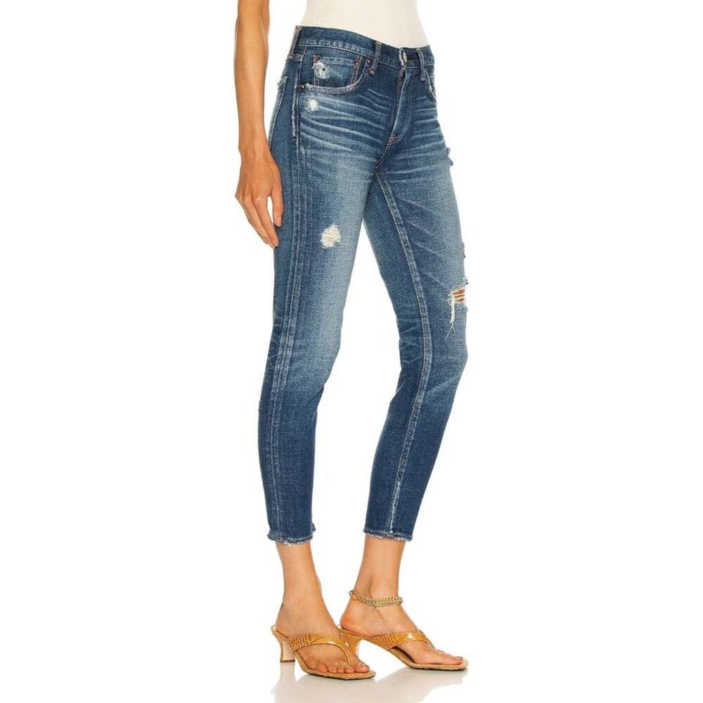 Moussy Vintage Ace Skinny Jean Dark Blue - Picture 3 of 9